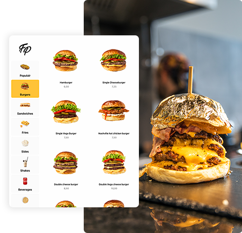 Onesix Golden Hamburger - Kiosk